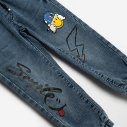 Παντελόνι τζιν με λάστιχο Funky 125-312103 Παντελόνι τζιν με λάστιχο Funky 125-312103