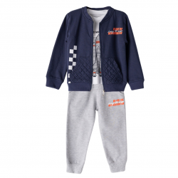 Σετ 3ων τεμαχίων με ζακέτα Hashtag 242829 Σετ 3ων τεμαχίων με ζακέτα Hashtag 242829