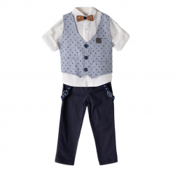 Σετ 3ων τεμαχίων με γιλέκο Hashtag 242840 Σετ 3ων τεμαχίων με γιλέκο Hashtag 242840