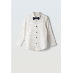 Πουκάμισο μπλε με παπιόν Hashtag 253749