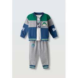 Σετ 3ων τεμαχίων με ζακέτα Hashtag 264608