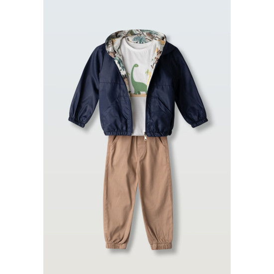 Σετ 3ων τεμαχίων με μπουφάν Hashtag 266816 Σετ 3ων τεμαχίων με μπουφάν Hashtag 266816