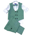 Κουστούμι με γιλέκο μέντα 371600