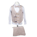 Κουστούμι με γιλέκο μπεζ 361500