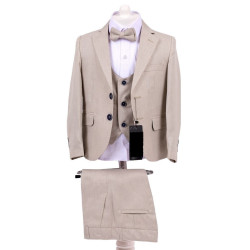Κουστούμι με σακάκι μπεζ 732900 Κουστούμι με σακάκι μπεζ 732900