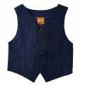Γιλέκο υφασμάτινο μπλε Funky 121-319100 Γιλέκο υφασμάτινο μπλε Funky 121-319100