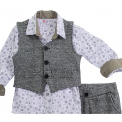 Σετ 3ων τεμαχίων με γιλέκο Funky 222-395106 Σετ 3ων τεμαχίων με γιλέκο Funky 222-395106