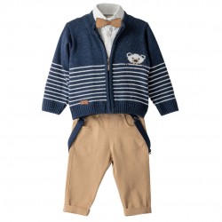 Σετ 3ων τεμαχίων με ζακέτα Hashtag 243606 Σετ 3ων τεμαχίων με ζακέτα Hashtag 243606