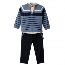 Σετ 3ων τεμαχίων με πουλόβερ Hashtag 243816 Σετ 3ων τεμαχίων με πουλόβερ Hashtag 243816