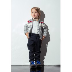 Σετ 3ων τεμαχίων με ζακέτα Hashtag 243821 Σετ 3ων τεμαχίων με ζακέτα Hashtag 243821