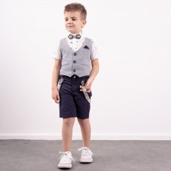 Σετ 3ων τεμαχίων με γιλέκο Hashtag 242841 Σετ 3ων τεμαχίων με γιλέκο Hashtag 242841