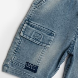 Βερμούδα τζιν με λάστιχο Funky 125-314100