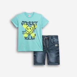 Σετ με τζιν βερμούδα Funky 126-102103