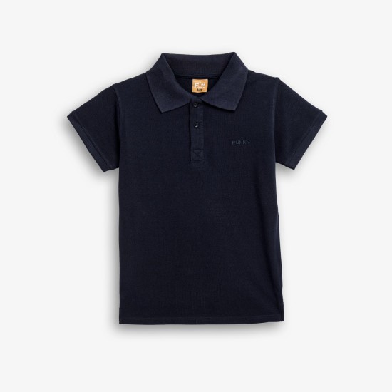 Μπλούζα polo basic Funky 126-189102 Μπλούζα polo basic Funky 126-189102