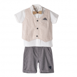 Σετ 3ων τεμαχίων με γιλέκο Hashtag 242603 Σετ 3ων τεμαχίων με γιλέκο Hashtag 242603