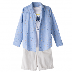 Σετ 3ων τεμαχίων με πουκάμισο Hashtag 242718 Σετ 3ων τεμαχίων με πουκάμισο Hashtag 242718