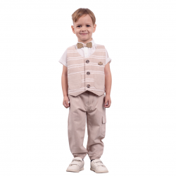 Σετ 3ων τεμαχίων με γιλέκο Hashtag 242809 Σετ 3ων τεμαχίων με γιλέκο Hashtag 242809