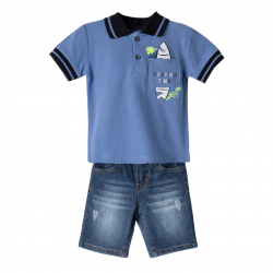 Σετ με τζιν βερμούδα Hashtag 242830 Σετ με τζιν βερμούδα Hashtag 242830