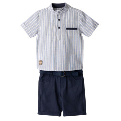 Σετ με υφασμάτινη βερμούδα Hashtag 254836 Σετ με υφασμάτινη βερμούδα Hashtag 254836