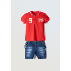 Σετ με τζιν βερμούδα Hashtag 254813