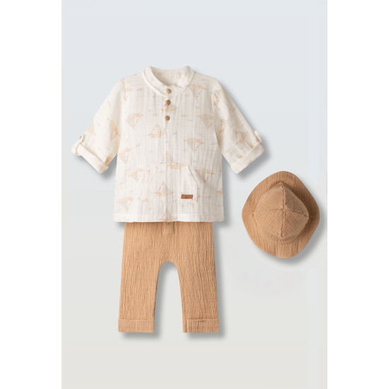 Σετ 3ων τεμαχίων με καπέλο Hashtag 266600 Σετ 3ων τεμαχίων με καπέλο Hashtag 266600