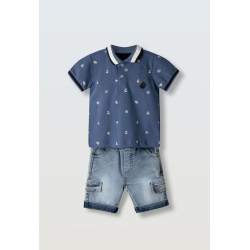 Σετ με τζιν βερμούδα Hashtag 266605