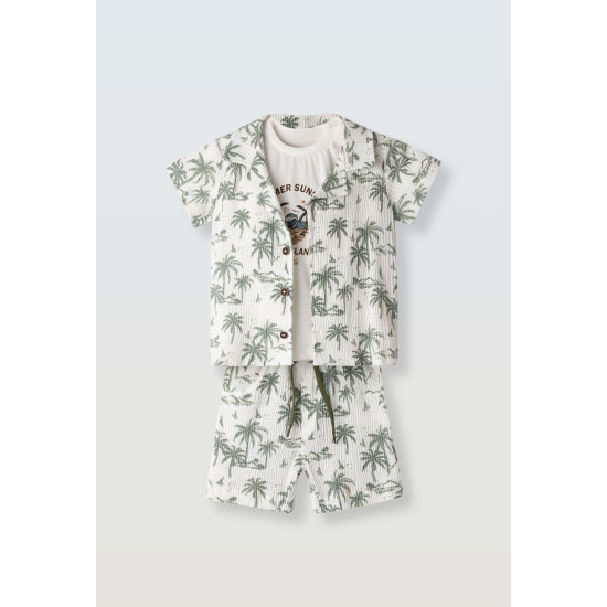 Σετ 3ων τεμαχίων με πουκαμίσα Hashtag 266615 Σετ 3ων τεμαχίων με πουκαμίσα Hashtag 266615