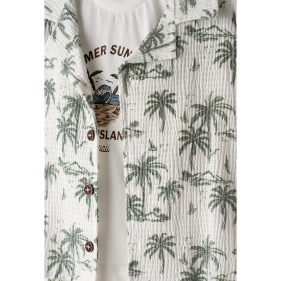 Σετ 3ων τεμαχίων με πουκαμίσα Hashtag 266615 Σετ 3ων τεμαχίων με πουκαμίσα Hashtag 266615