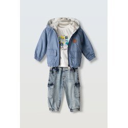 Σετ 3ων τεμαχίων με μπουφάν Hashtag 266617