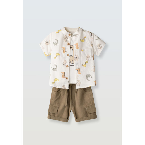 Σετ 3ων τεμαχίων με πουκαμίσα Hashtag 266621 Σετ 3ων τεμαχίων με πουκαμίσα Hashtag 266621