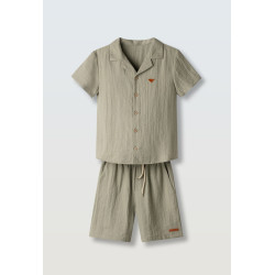 Σετ λινό με πουκάμισο Hashtag 266723 Σετ λινό με πουκάμισο Hashtag 266723