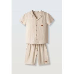 Σετ λινό με πουκάμισο Hashtag 266723