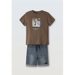 Σετ με τζιν βερμούδα Hashtag 266735