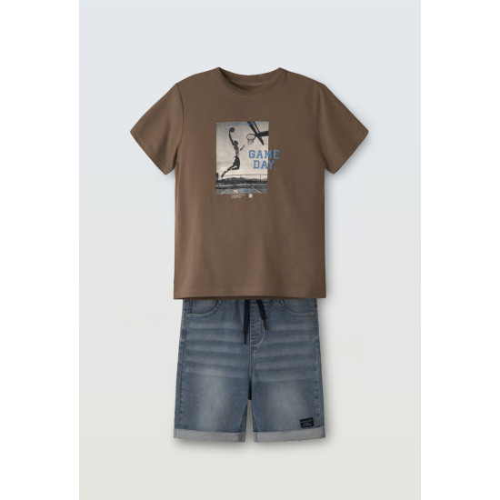 Σετ με τζιν βερμούδα Hashtag 266735