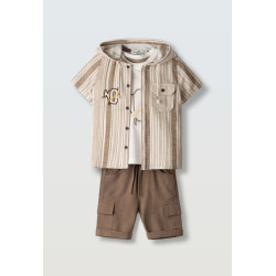 Σετ 3ων τεμαχίων με υφασμάτινη βερμούδα Hashtag 266801