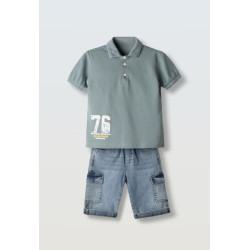 Σετ με τζιν βερμούδα Hashtag 266803