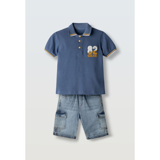 Σετ με τζιν βερμούδα Hashtag 266804