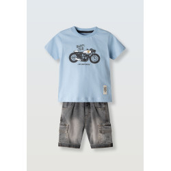 Σετ με τζιν βερμούδα Hashtag 266806