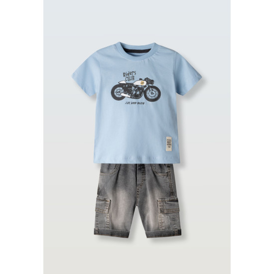 Σετ με τζιν βερμούδα Hashtag 266806