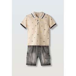 Σετ με τζιν βερμούδα Hashtag 266808