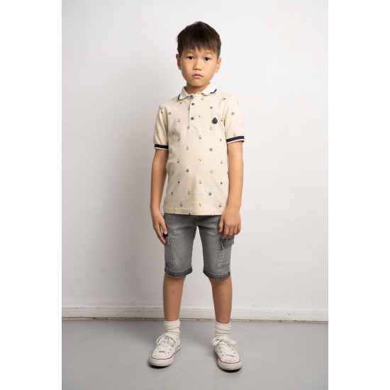 Σετ με τζιν βερμούδα Hashtag 266808