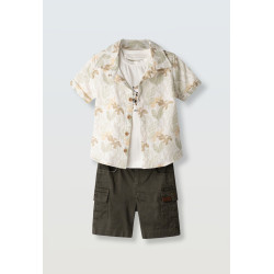 Σετ 3ων τεμαχίων με υφασμάτινη βερμούδα Hashtag 266819