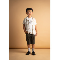 Σετ 3ων τεμαχίων με υφασμάτινη βερμούδα Hashtag 266819 Σετ 3ων τεμαχίων με υφασμάτινη βερμούδα Hashtag 266819