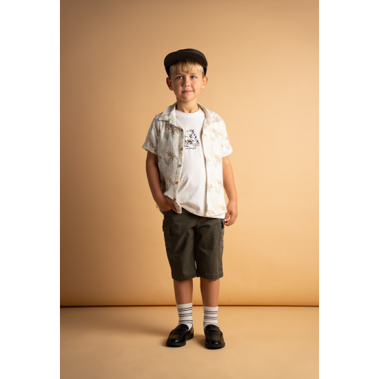 Σετ 3ων τεμαχίων με υφασμάτινη βερμούδα Hashtag 266819