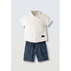 Σετ με υφασμάτινη βερμούδα Hashtag 266820