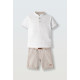 Σετ με υφασμάτινη βερμούδα Hashtag 266824 Σετ με υφασμάτινη βερμούδα Hashtag 266824