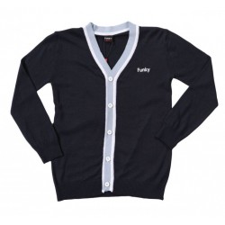 Ζακέτα πλεκτή μερσεριζέ μπλέ ΑΑ1564