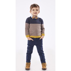 Σετ 3ων τεμαχίων με πουλόβερ Hashtag 239819 Σετ 3ων τεμαχίων με πουλόβερ Hashtag 239819