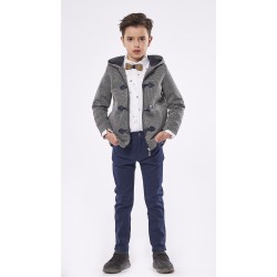 Σετ 3ων τεμαχίων με παλτό Hashtag 239823 Σετ 3ων τεμαχίων με παλτό Hashtag 239823