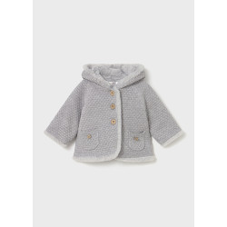 Ζακέτα πλεκτή με γούνα Mayoral 2333